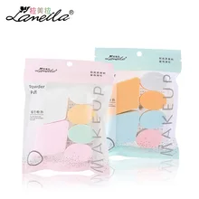 Lameila 6 шт./упак. ромб овальной формы губка для макияжа слоеного смешанного размера основы красоты Инструменты губка LM052