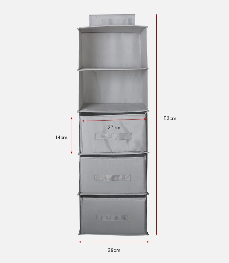 Многослойная подвесная сумка для хранения, складной ящик для одежды, игрушка, книга для мусора, органайзер для домашнего гардероба, нижнее белье, Органайзер хранения носков