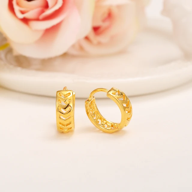 2pairs Baby S Small Circles Huggies Earrings Jewellery Aros 2pairs Baby S Small Circles Huggies Earrings Jewellery Aros Women Kids Jewelry African Best Gift