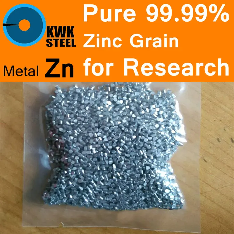 

Pure Zinc Pellet 99.99% Zinc Solid Particles Grain Granule Metal Zn University Experiment Research KWKSTEEL Free Fast Shipping