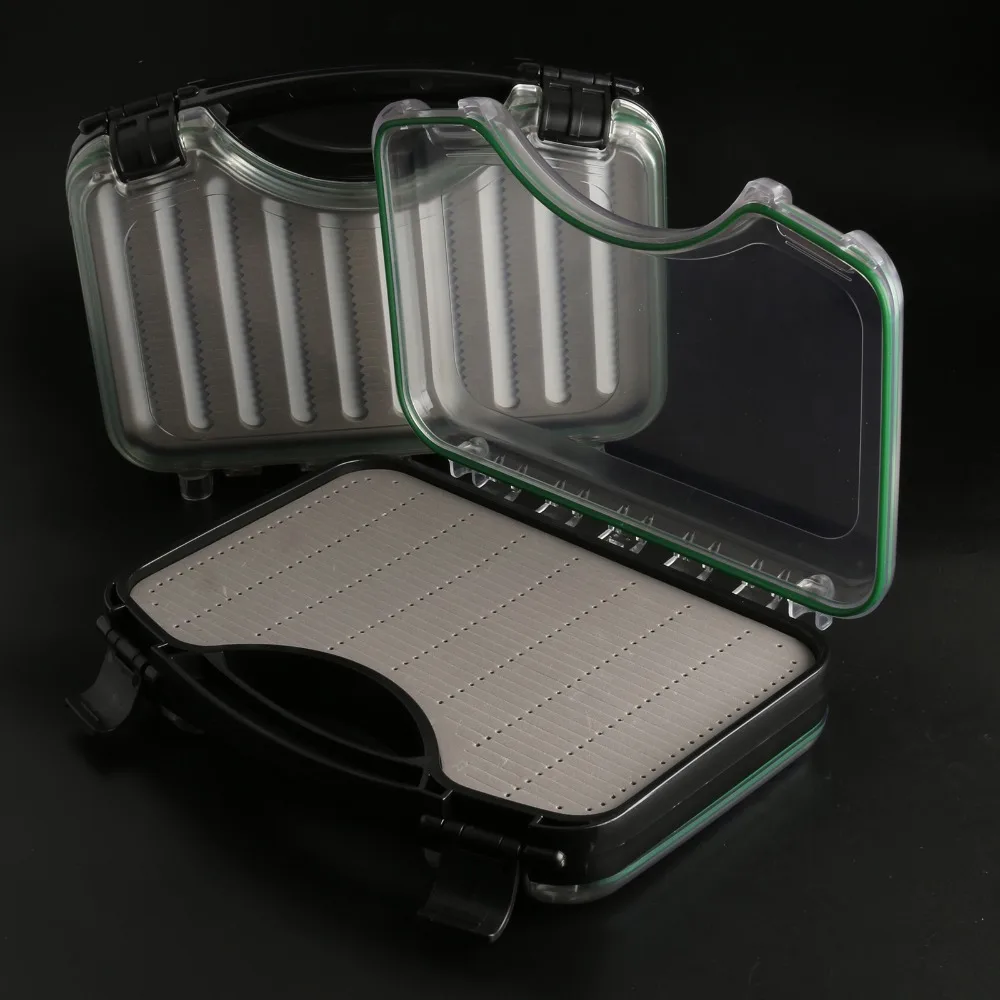 

Waterpoof Fly Fishing Flies Boat Box Clear Fly Fishing Box