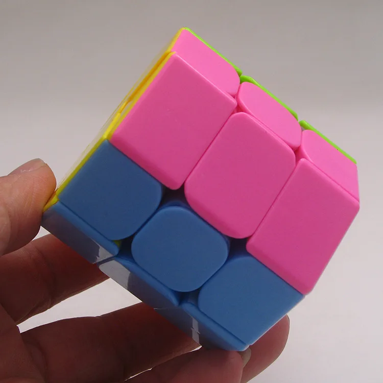 QIYI восьмиугольник в форме цилиндра или Куба Stickerless Cube Скорость Твист Головоломка Развивающие игрушки Cubo Magico игрушки для детей