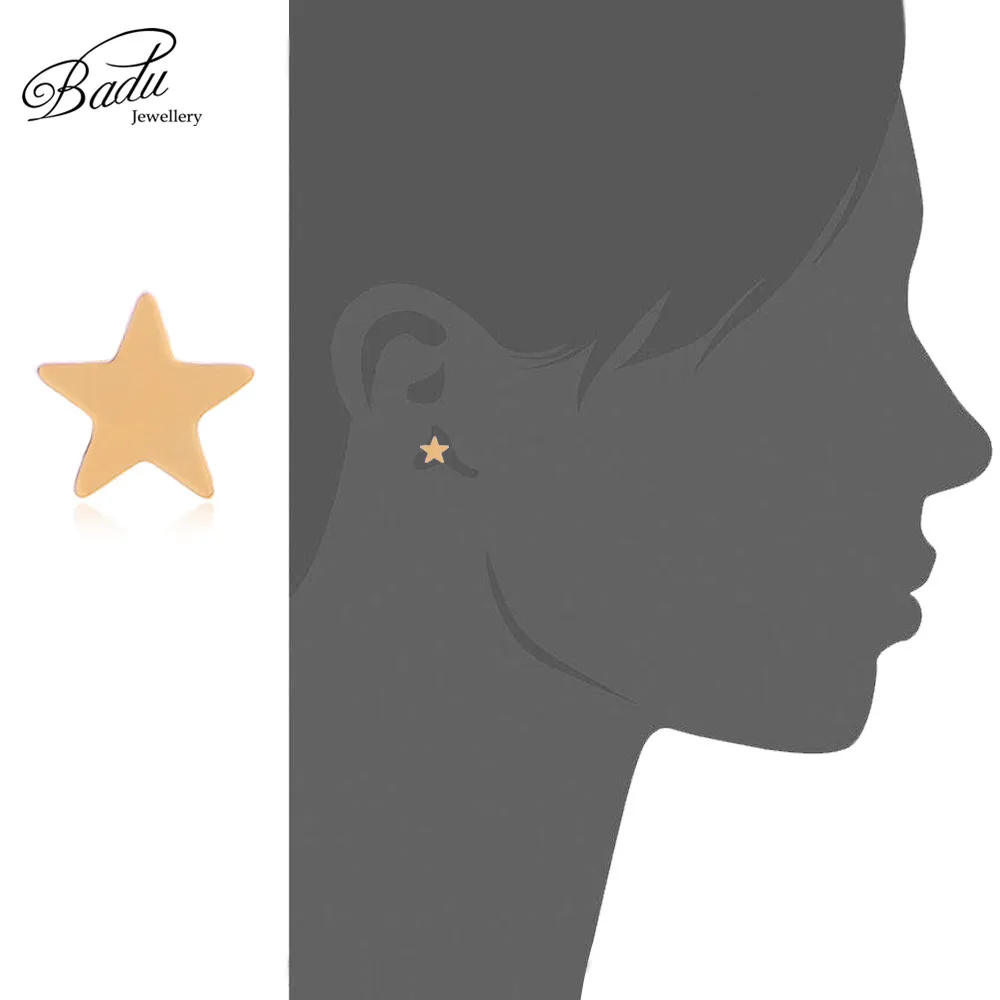 

Badu Tiny Star Stud Earring for Girls Cute Small Stainless Steel Earring Studs for Student Gift for Best Friend Wholesale