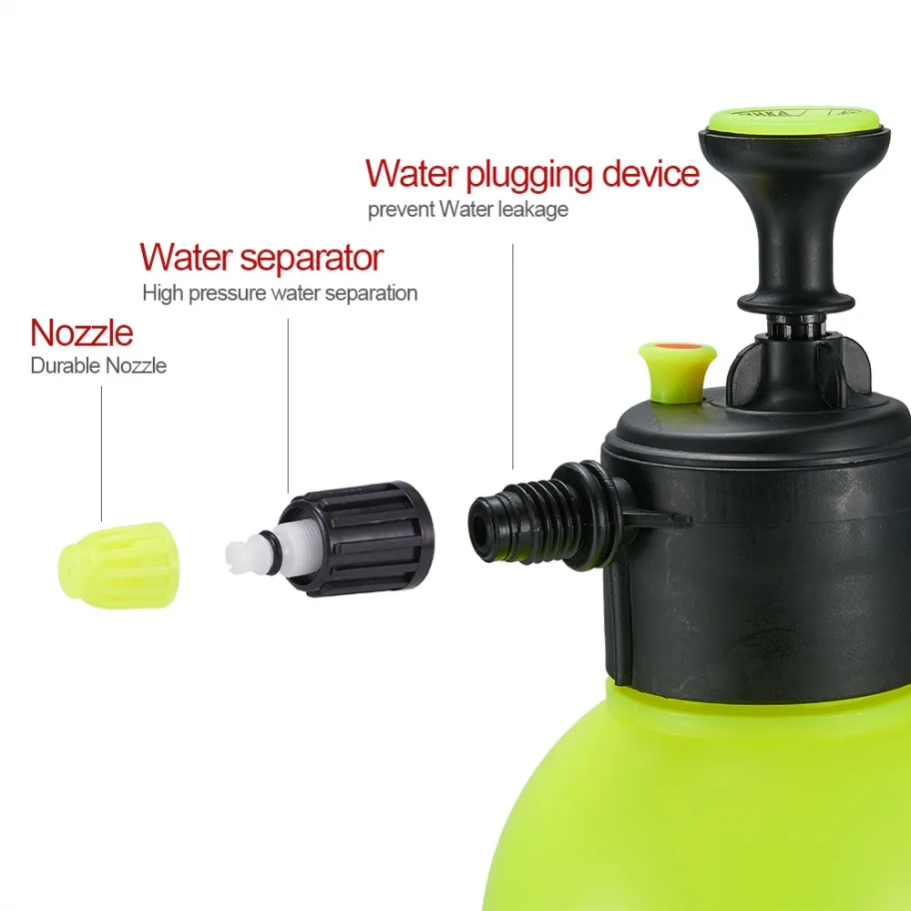 Carro de Limpeza Spray de Água de Alta Lidar com Bomba Garrafa de Pulverizador de Jardim Lavadora de Carros Pressão Pulverizador Garrafa Multi-purpose 2l 8 Automóveis e motos