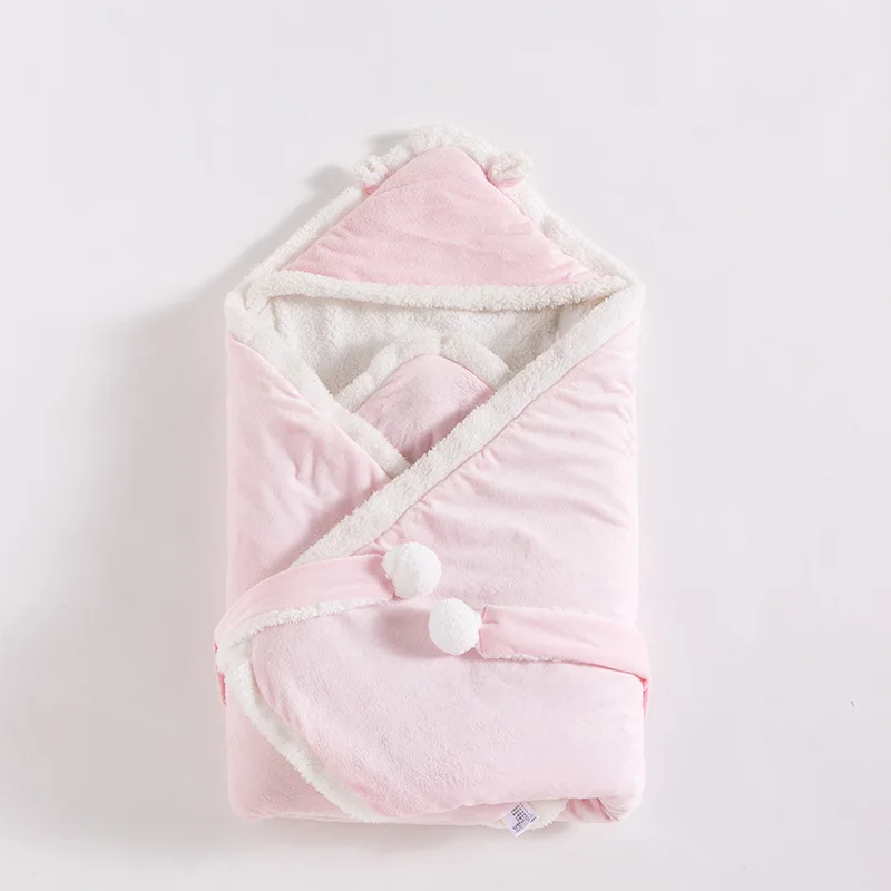 1 шт. плотные удобные Одеяло ребенка подарок на день рождения для новорожденных сна Анти-kick пеленать прекрасный Одеяло зима Утепленная