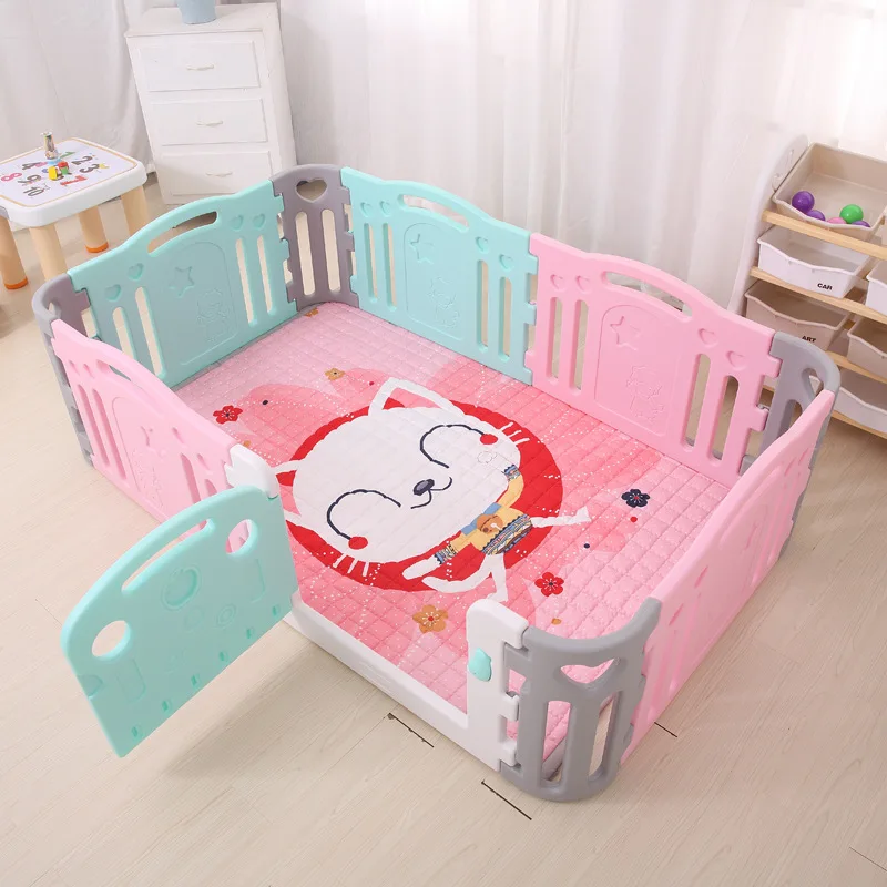 

Children's Playpen Baby Guardrail Learning Walk Safety Fence