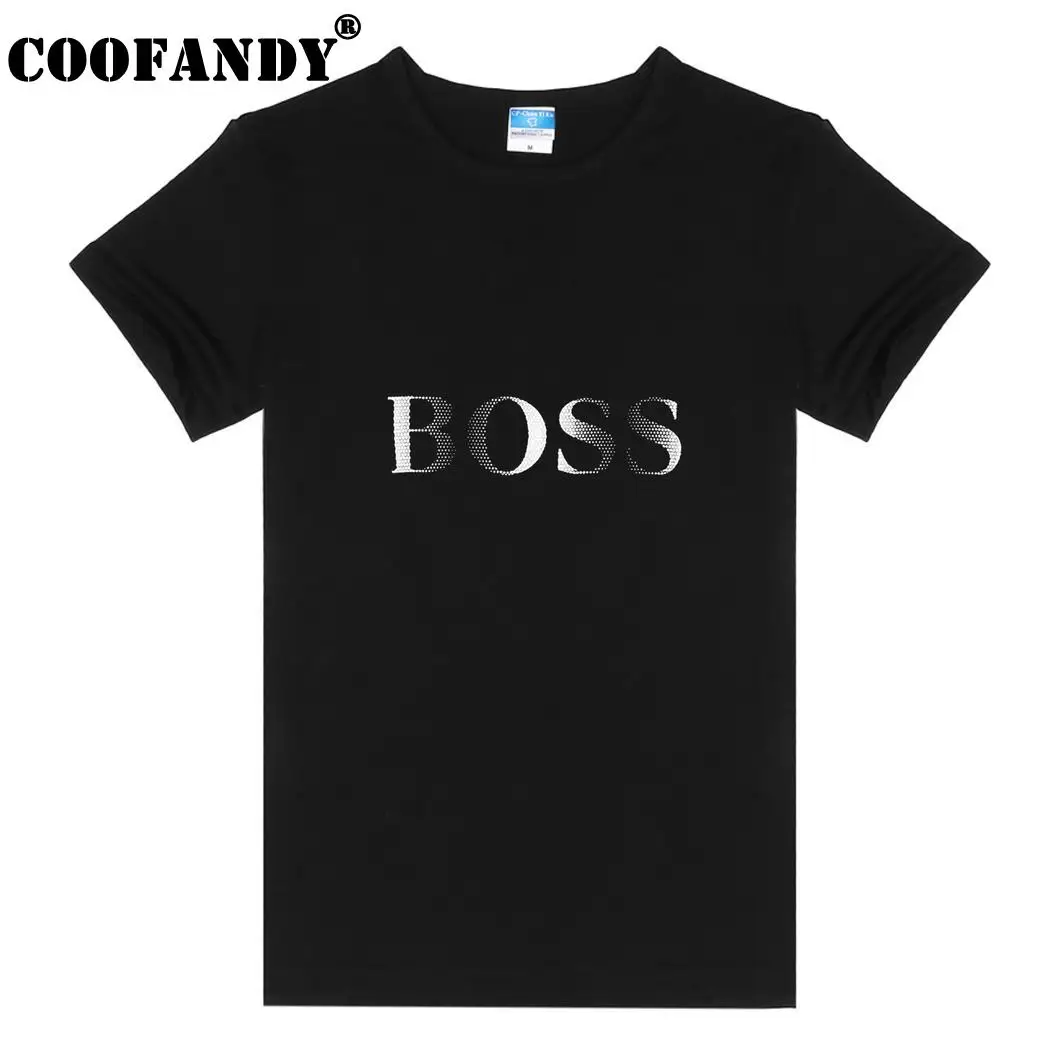 Ни один Boss11 Повседневное с круглым вырезом короткий рукав Футболка Для