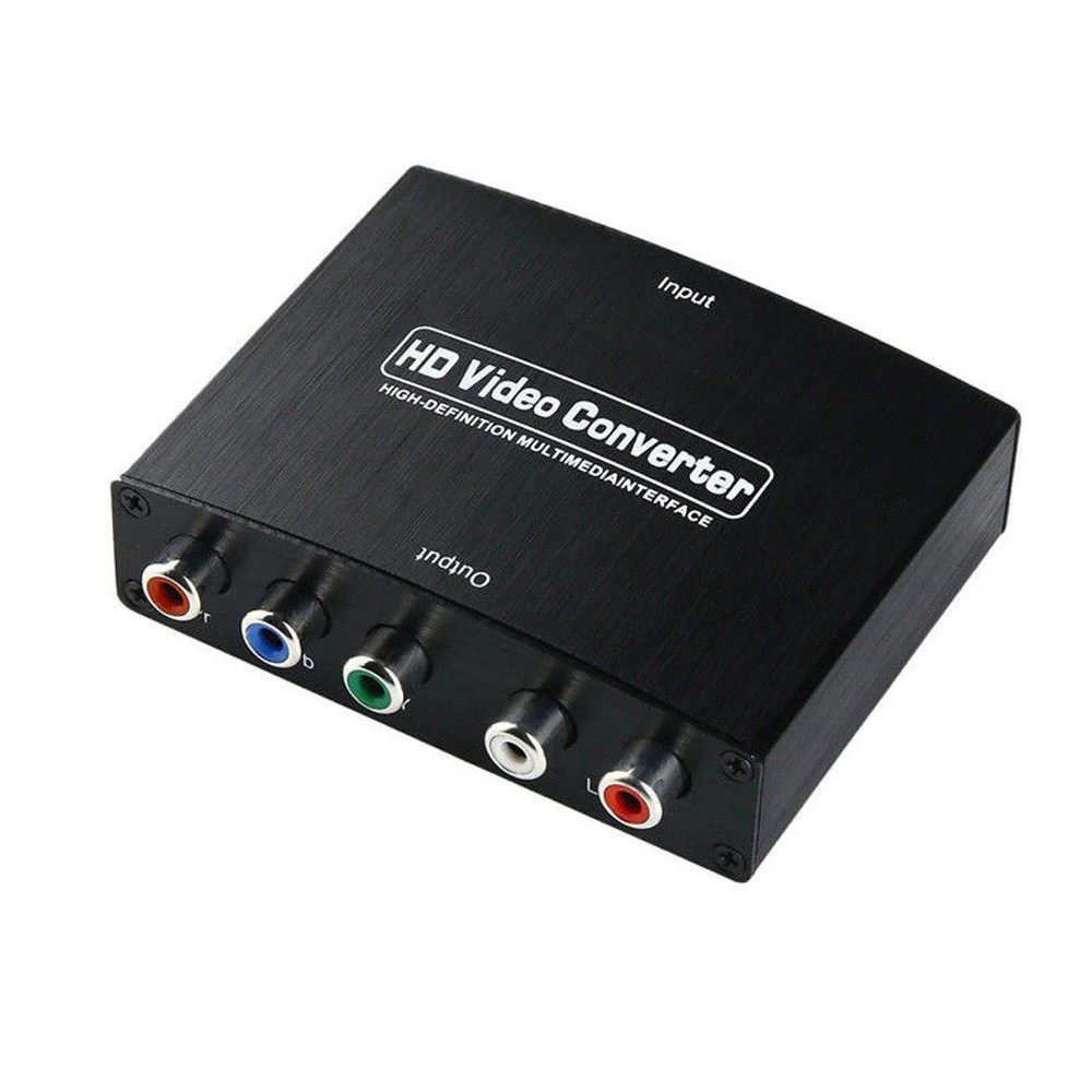 

4K HDMI to 5RCA RGB Component YPbPr Video+R/L Audio Adapter Converter HD TV DVD