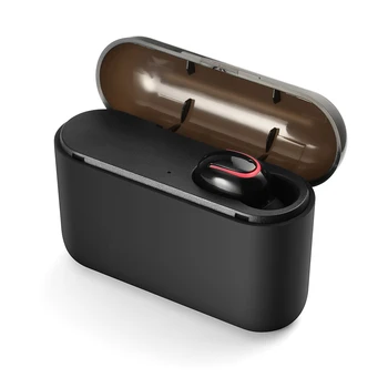 

2020 New Simple Stereo Sports Bluetooth Headset with Mobile Power Wireless TWS Earphones Bluetooth 5.0 Mini Headset Single U