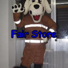 Пожарные собака Маскоты костюм для взрослых Размеры пятнистая собака пожарные Маскоты te костюм EMS SW77