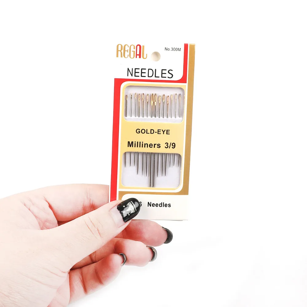NEW 20 HOUSEHOLD HAND SEWING NEEDLES ASSORTED SIZES 3//9 EMBROIDERY WOOL NEEDLE