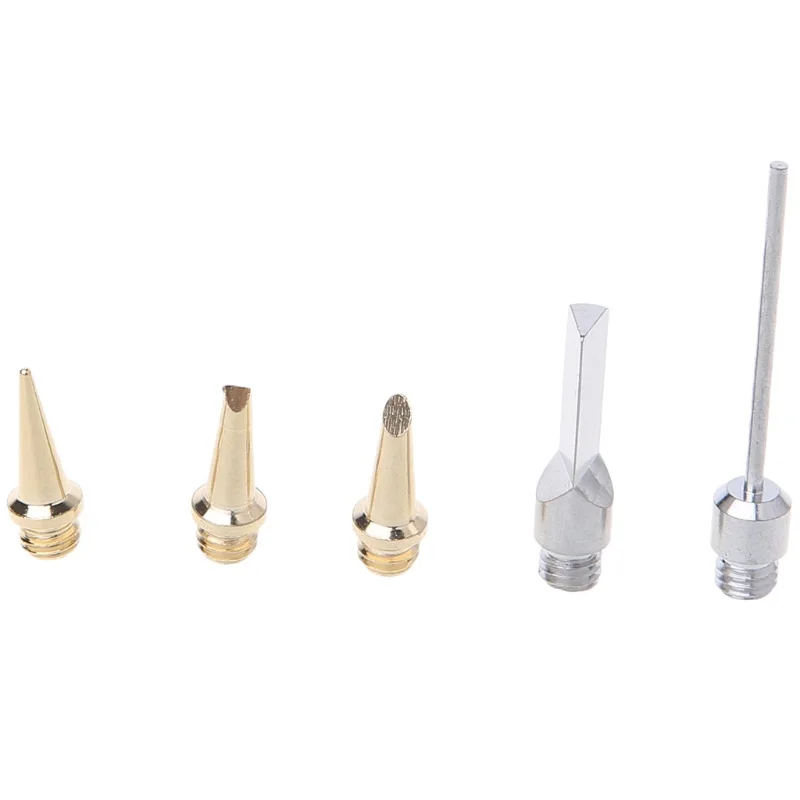 

Soldering Iron Tips For Hs-1115K Pro Butane Gas Soldering Iron Kit Replacement Tips Welding Tools And Accessories 5Pcs