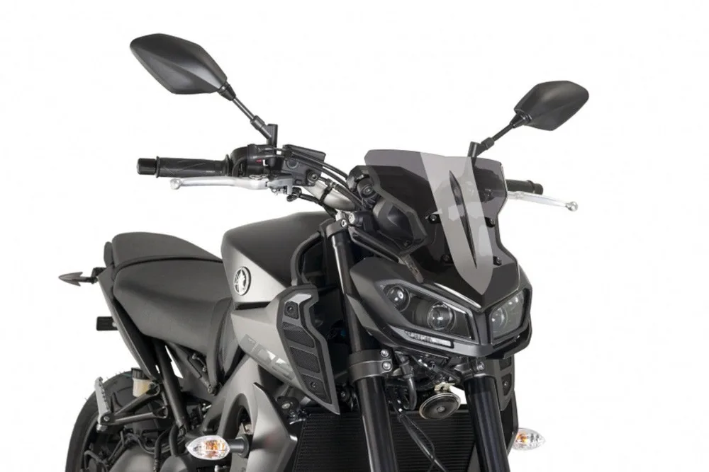 Мотоцикл лобовое стекло ветровое стекло с монтажным кронштейном винт для Yamaha MT09 MT-09 FZ09 FZ-09 MT FZ 09