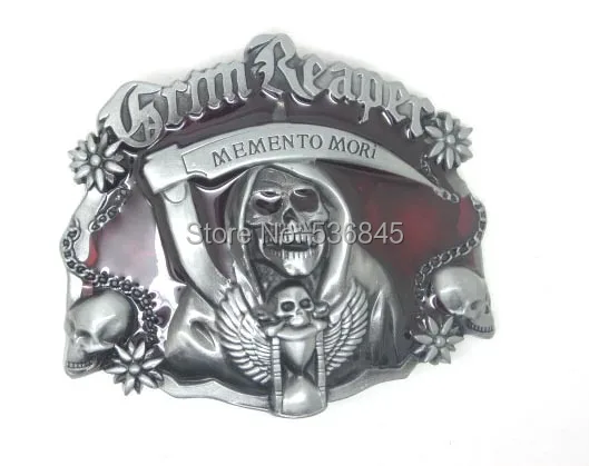 Grim Reaper Memento Mori Skull ременная пряжка|belt buckle|skull belt bucklebelt skull buckle |