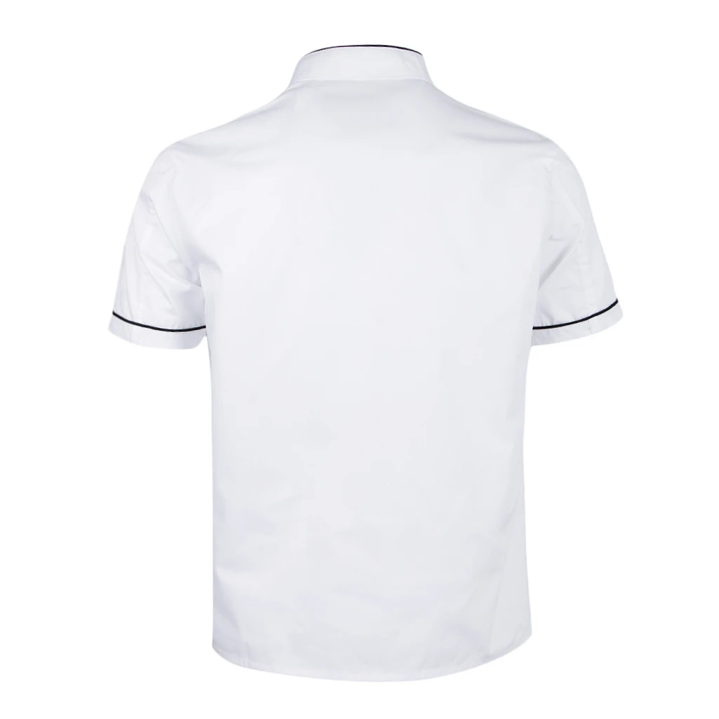 Women Men Durable Chef Jacket Coat Hotel Kitchen Summer Thin Waiter Uniform Short Sleeve Chefwear M-2XL