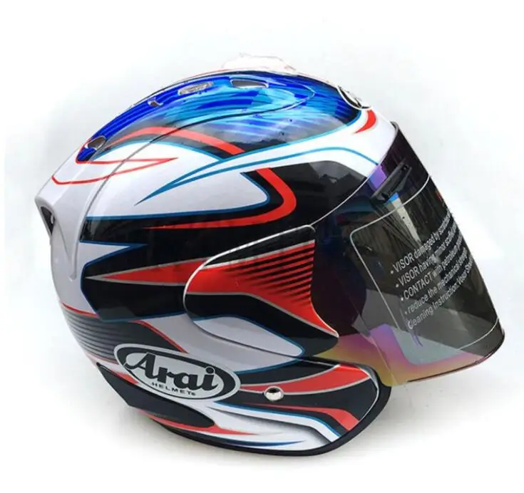 Для Arai двойного назначения мотоциклетный шлем в виде черепа конденсатор мотоцикл половина лица