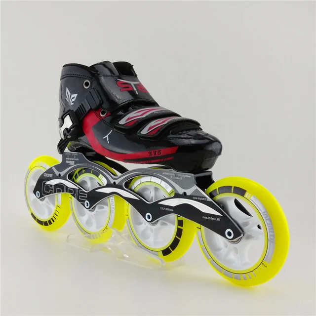 Cheap Professional Inline Speed Skating Shoes Four Wheel High-Strength Glass Fiber Speed Skating Skates Roller Patins For Kids