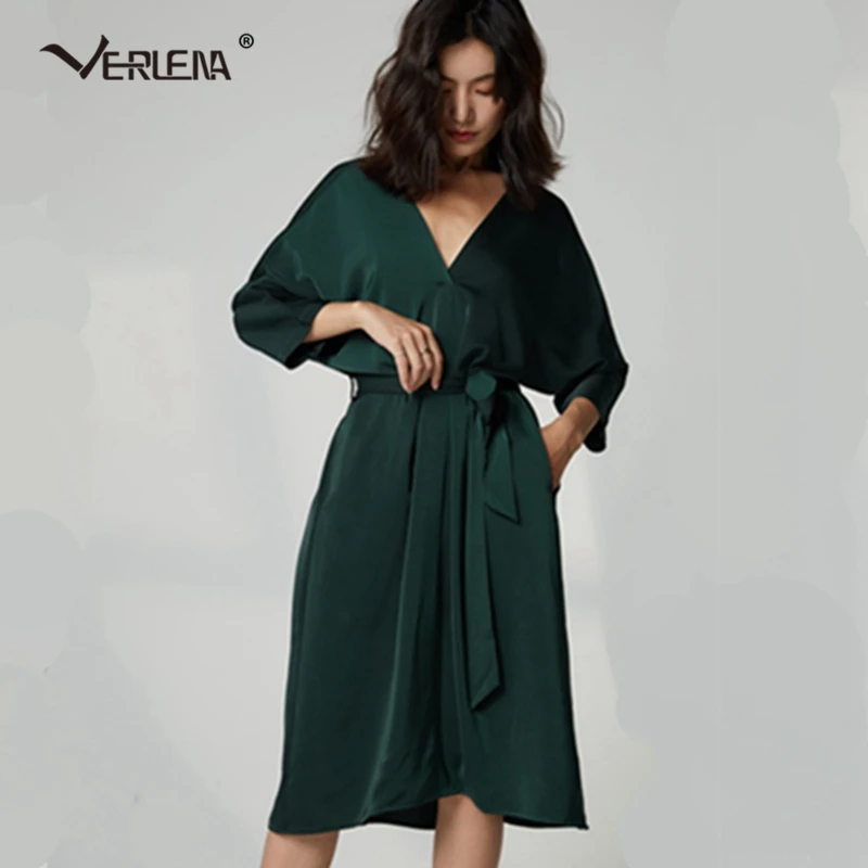 dark green dress women