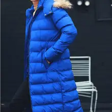 M-3XL Горячее предложение зимняя новая мужская модная кепка в длинном хлопковом подкладе одежда пальто