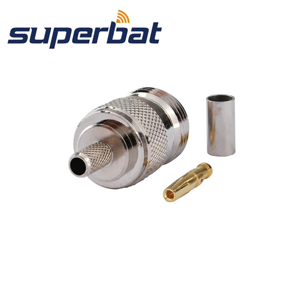 RF Coaxial Connectors Set for RG58 RG142 RG400 LMR195 Cable