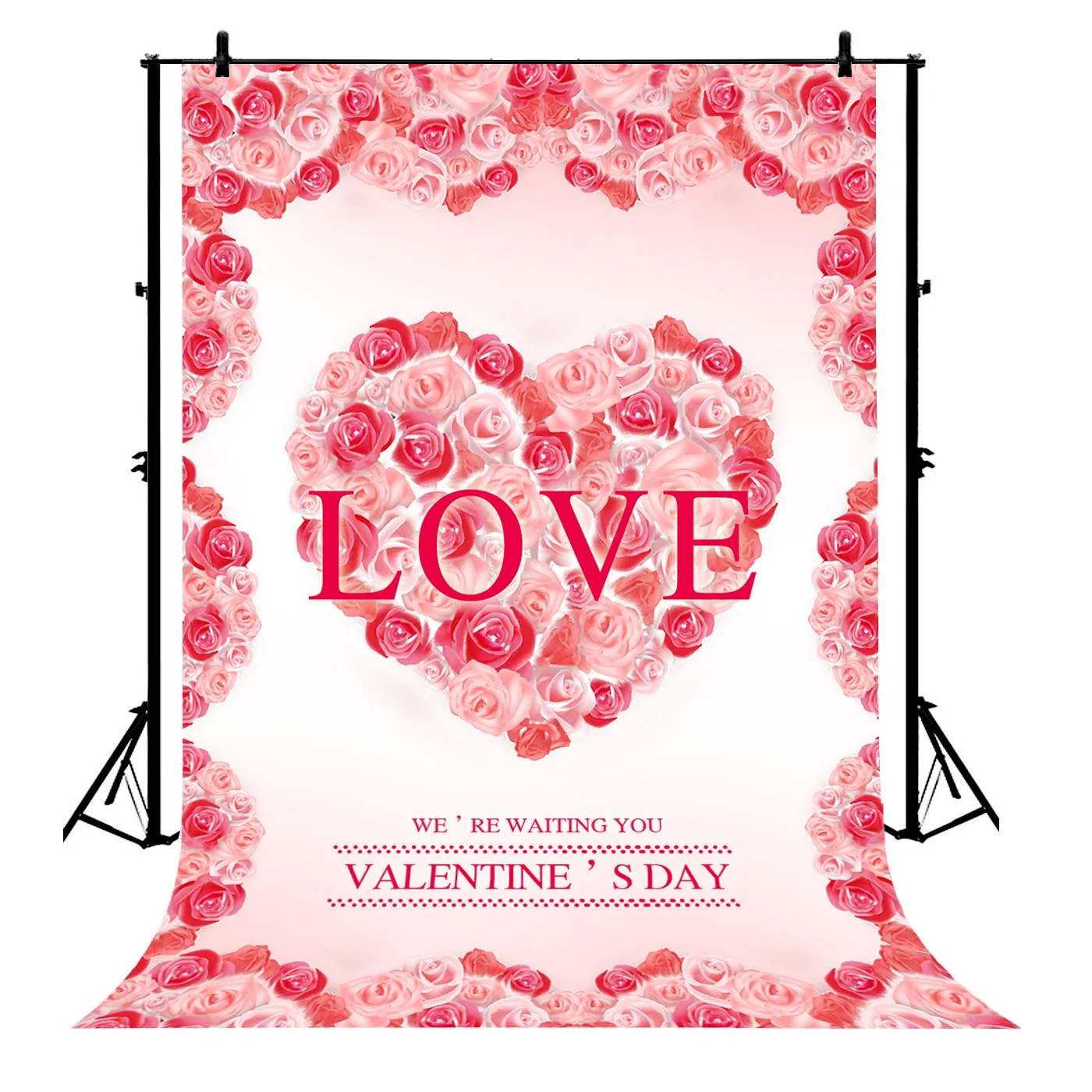 

5x7ft Valentine Day Prop Polyester Photo Background Portrait Backdrop