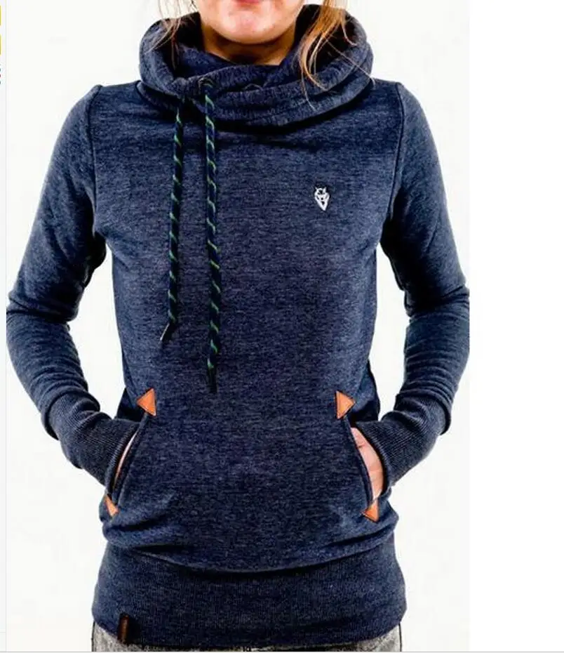  2019 Women Hoodies Sweatshirts Casual Long Sleeve Hooded Sweatshirt Women Coat Pullover 3.253