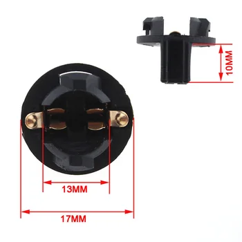 

8pcs T10 PC194 Wedge Instrument Panel Dash Light Bulb Base Socket Speedometer