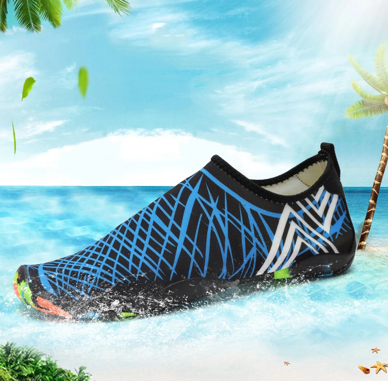 Пожарная Летняя мужская обувь для бассейна обувь для пляжного отдыха пара Удобная водонепроницаемая обувь дышащая унисекс Мягкая быстросохнущая обувь