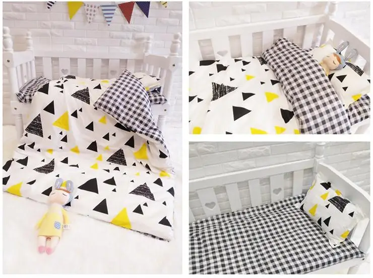 Новое поступление натуральный хлопок детские постельные принадлежности мультфильм изображения мягкие кроватки мягкое постельное белье