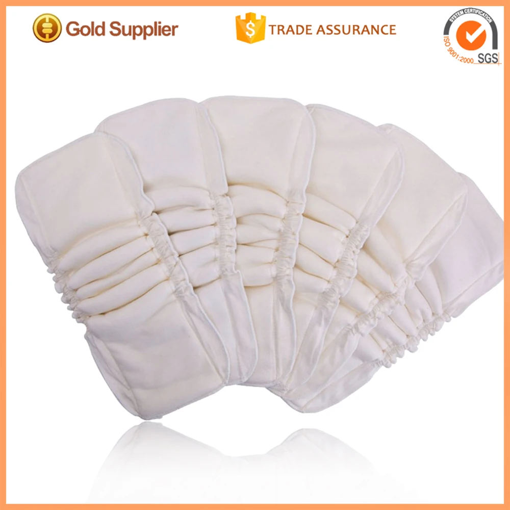 Gusset Bamboo Cotton Inserts 100 Piecesin Changing Pads & Covers from