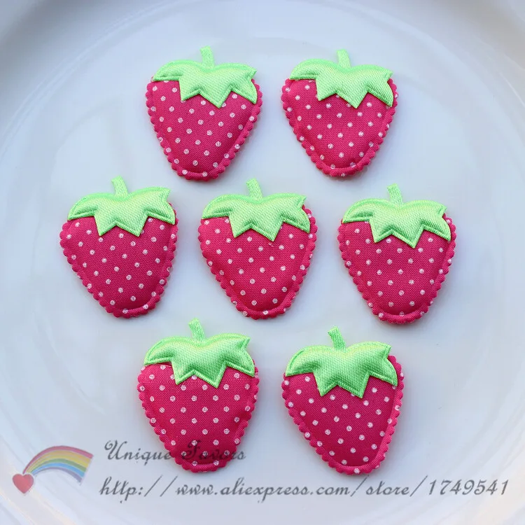 100 шт. фетровые нашивки с принтом фруктов 35 х42 мм|felt patch|strawberry appliquespatch fabric |