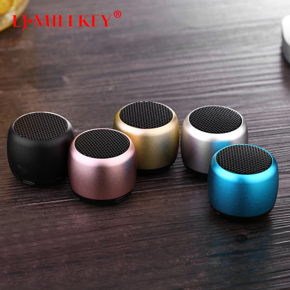 

Portable Bluetooth Speaker with Mic/Speakerphone Memory Card Playback Smartphones for Apple/Android Phone LJ-MILLKEY HD158