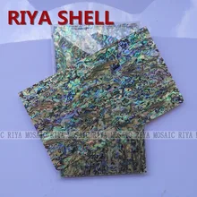 	Free Shipping RIYA AAA grade natural surface abalone paua shell laminate for musical instrument and furniture inlay 10pcs/lot
