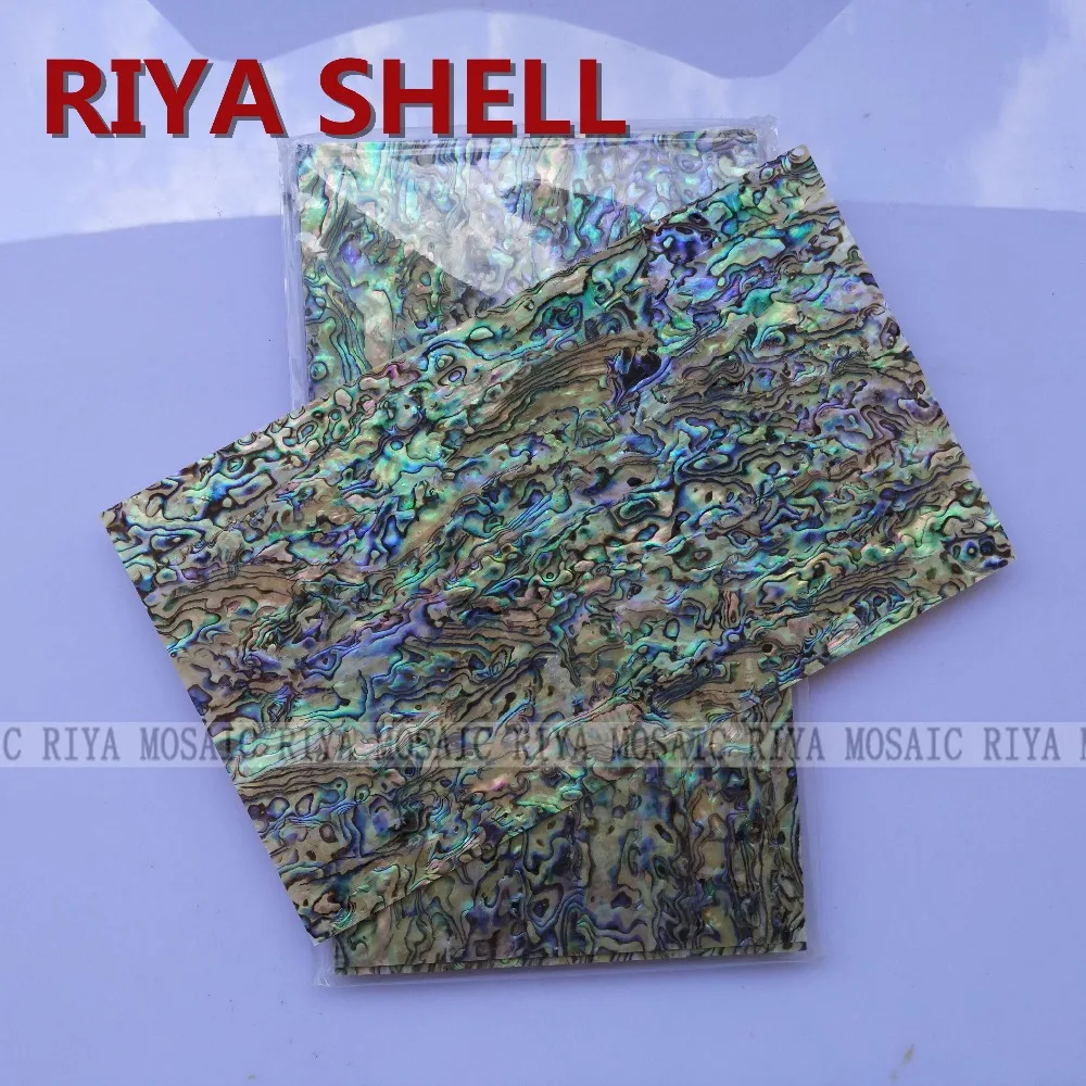 

Free Shipping RIYA AAA grade natural surface abalone paua shell laminate for musical instrument and furniture inlay 10pcs/lot