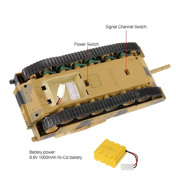 HENG_LONG_3816_124_USA_M1A2_Abrams_Airsoft_Battle_Panzer_RC_Tank_with_Programming_Function_320_Degree_Turret_Rotating_10