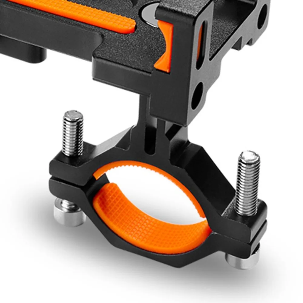 Flash Deal Universal Aluminum Alloy Mobile Phone Holder Fixed/Rotatable Bracket Motorcycle Bike Bicycle Handlebar Mount Cycling Holder 4