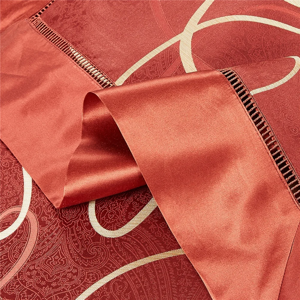 دي فرط الانسجام الغزل مصبوغ الجاكار 4 قطع الفراش مجموعات 100% 26 Momme النقي طويلة مجدولة التوت الحرير الملك حجم طاقم غرفة نوم دي فرط الانسجام الغزل مصبوغ الجاكار 4 قطع الفراش مجموعات 100% 26 Momme النقي طويلة مجدولة التوت الحرير الملك حجم طاقم غرفة نوم