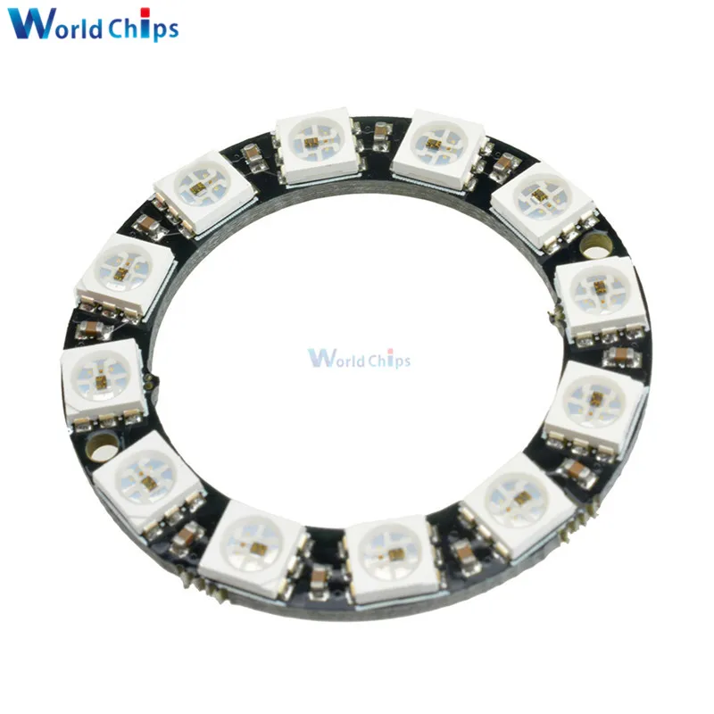 

RGB LED Ring 12 Bits WS2812 5050 RGB LED With Integrated Driver Module For Arduino