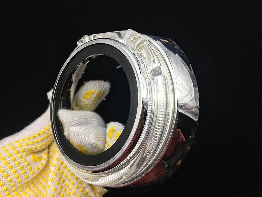 TAOCHIS рестайлинг кожух маска для 3,0 дюймов HELLA 3R G5 3/5 Koito Q5 Bi Xenon объектив проектора модификация головной свет с ангельским глазом