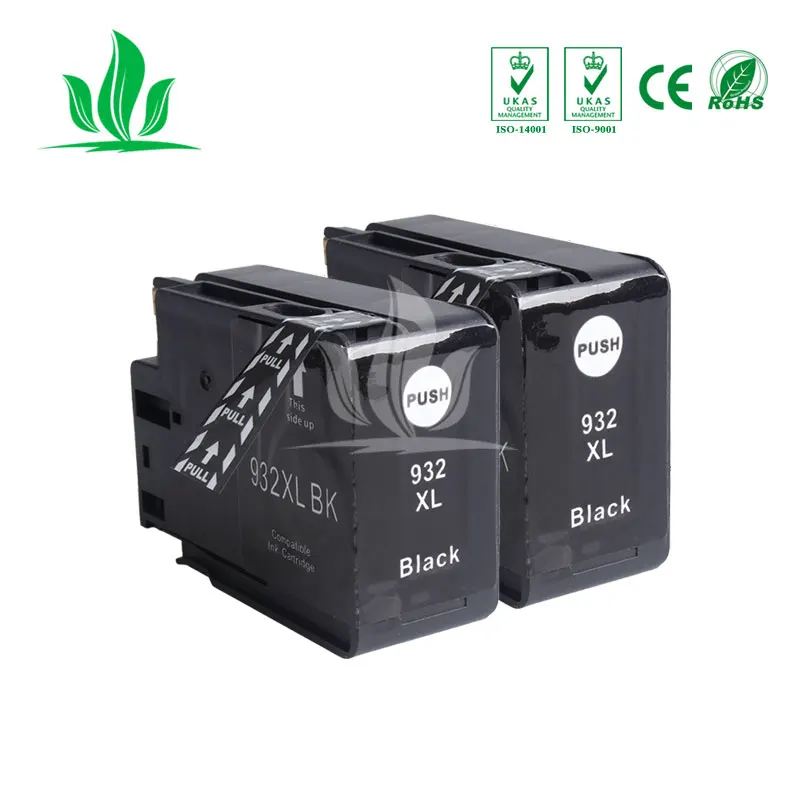 

2 pcs 932XL 933XL Ink Cartridges Compatible for HP OfficeJet 6100 6600 6700 7110 7610 7612 hp932 hp933 Printer 3