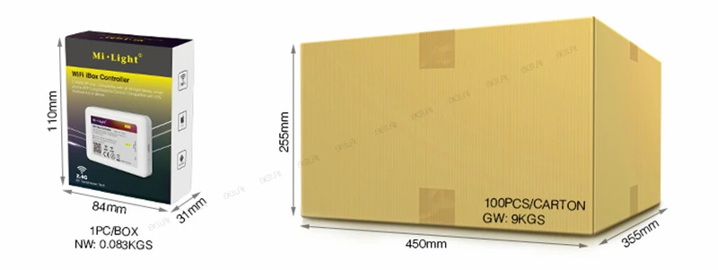 Mi светильник WiFi iBox светодиодный контроллер умный ночной Светильник 2,4G беспроводной WiFi rgb контроллер для Mi светильник RGBW WW светодиодный светильник