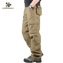 Мужские тактические хлопковые брюки карго, мужские брюки в стиле сафари, Свободные повседневные брюки, мужские брюки, армейские военные армейские брюки для мужчин
