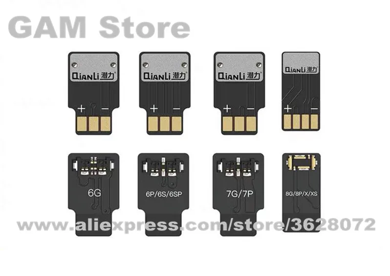

For iPhone 6 6Plus 6S 6SP 7 7P 8 8P X XS Battery Buckle Power Terminal Clip Power Cable Connector Flex Replacement Part 8pcs/set