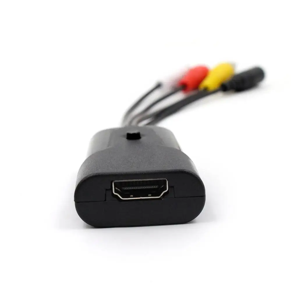 HDMI в AV/CVBS 3RCA композитный видео аудио конвертер HDMI2AV адаптер Поддержка NTSC/PAL для