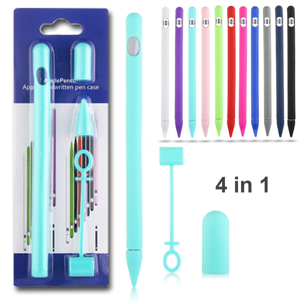 Colorful-Soft-Silicone-Compatible-For-Apple-Pencil-Case-Compatible-For-iPad-Tablet-Touch-Pen-Stylus-Protective