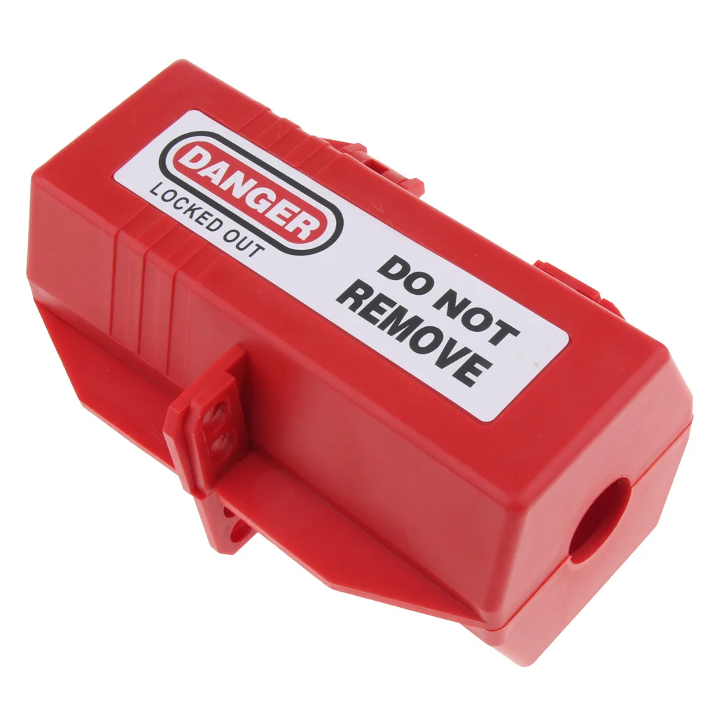 Electrical Appliance Large Plug Lockout Tagout Box Lock Device Safety LOTO Tool, 175 x 125 x 85 mm / 6.9 x 4.9 x 3.3''