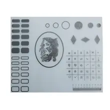 Mini Silicone Nail Art Table Mat Washable Foldable Pad Manicure Cushion Arm Rest Manicure Tool