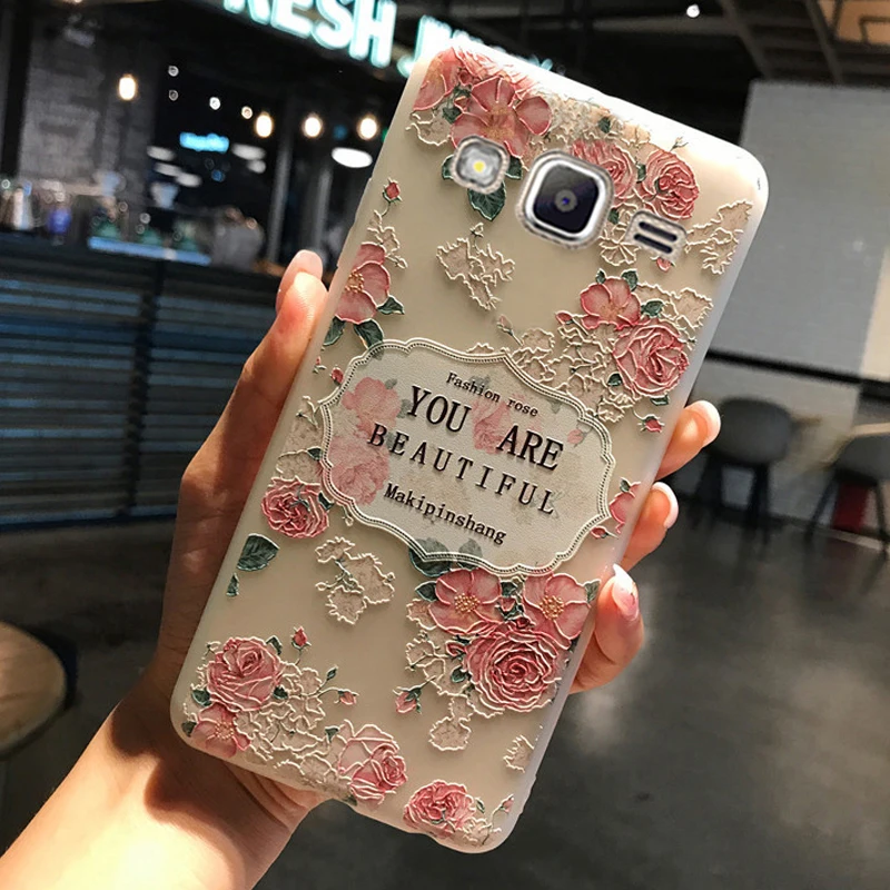 YueTuo матовый чехол для samsung galaxy j2 prime j2prime = grand G530 силиконовый роскошный объемный