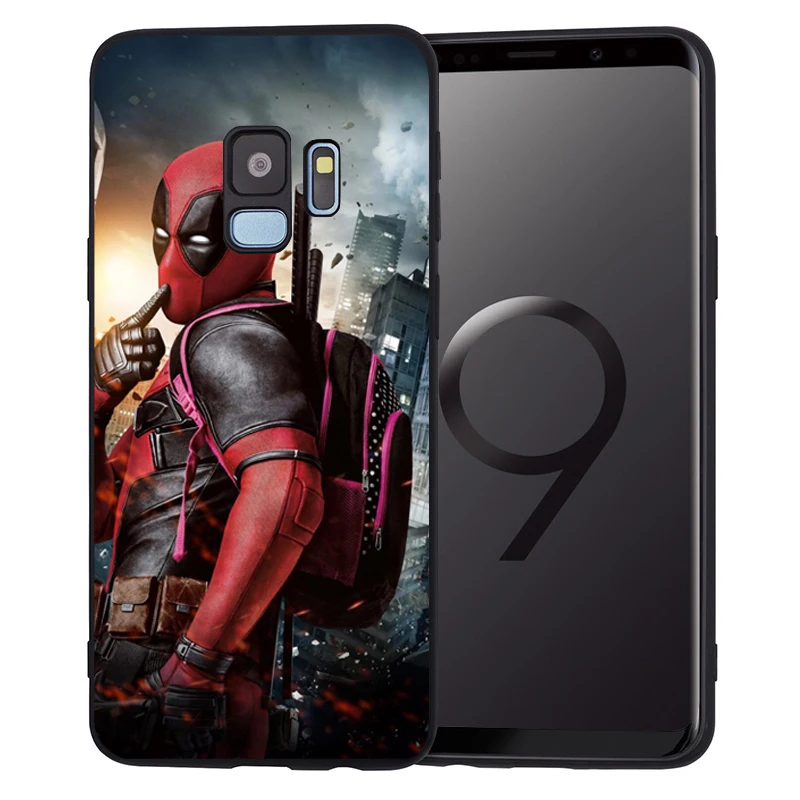 Мягкий чехол Marvel для samsung Galaxy Note 9 8 S9 S8 S10 Plus S7 Edge S10 Lite Venom Deadpool Человек-паук защитная задняя крышка