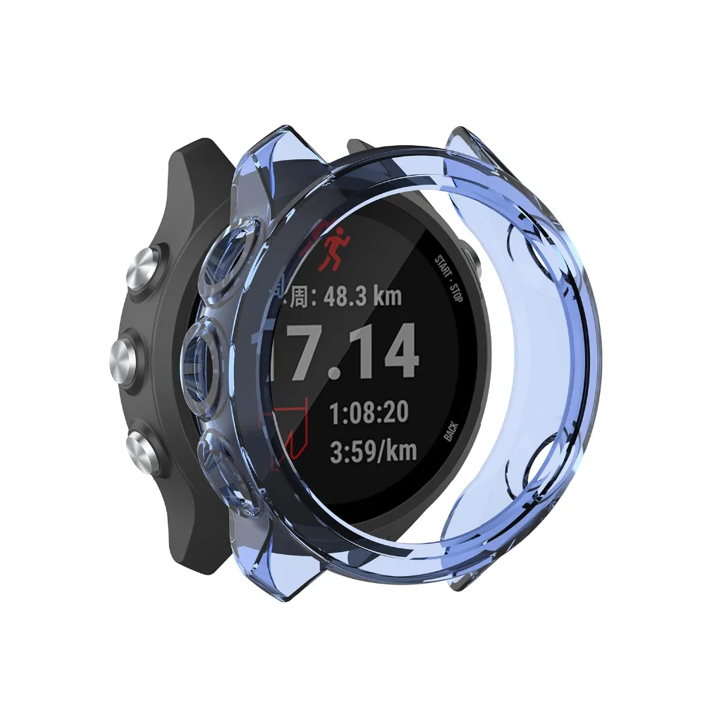 ТПУ защитный чехол для Garmin Forerunner 245M 245 Защитный чехол оболочка Смарт часы браслет Цветной защитный чехол